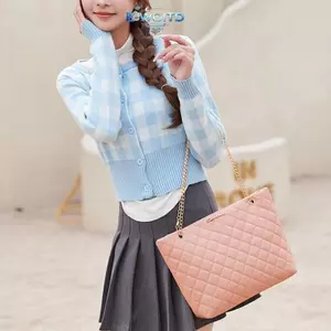 E-WOITD 1 Chất Liệu PU Túi Đeo Vai Nữ Túi Tote Dung Tích Lớn Túi Đeo Ngang Thông Thường E-WOITD