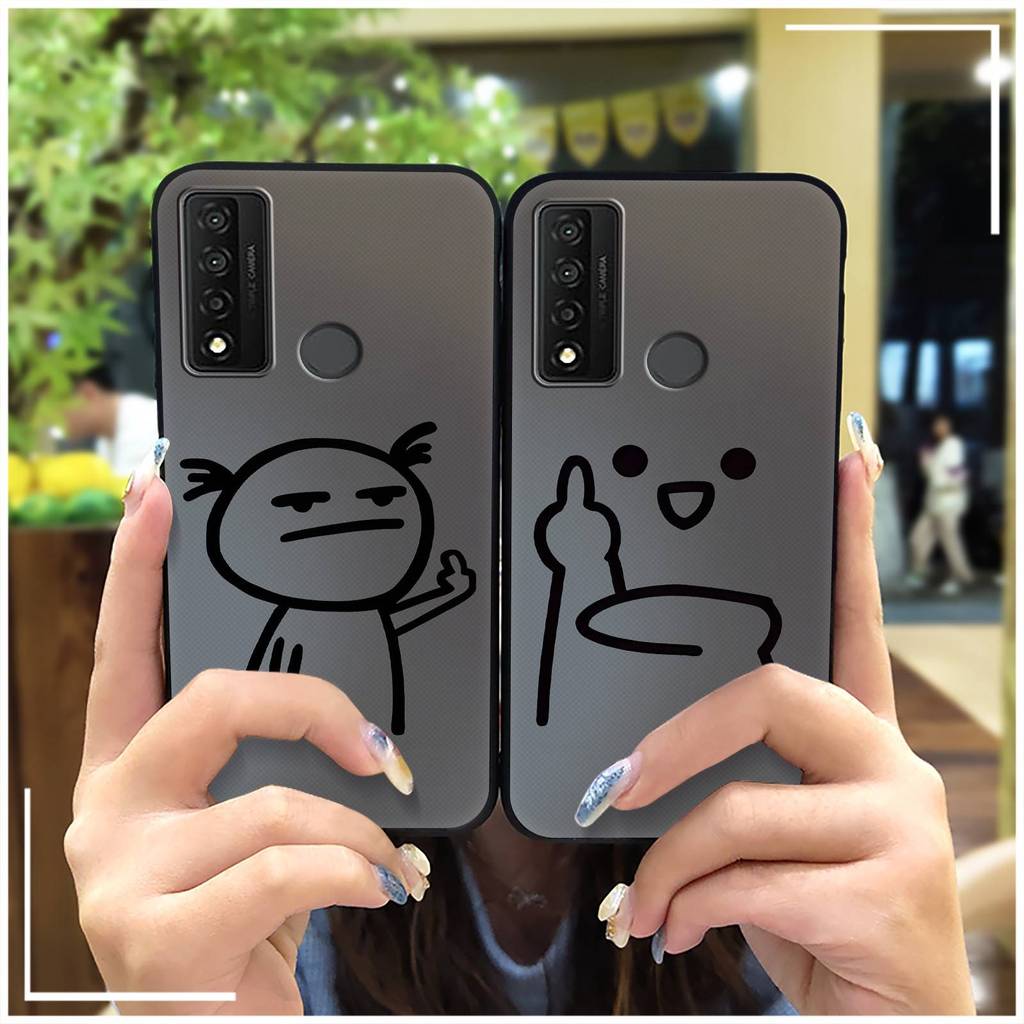 Ốp Điện Thoại TPU Graffiti Cho TCL 20R 5G / Bremen 5G / 20AX 5G Vỏ Mềm Hoạt Hình Silicon Chống Va Đập Bền Bọc Toàn Bộ Bảo Vệ Túi Điện Thoại Chống Sốc Chống Thấm Nước Dễ Thương Chống Bụi