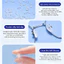 Miếng đệm mũi thạch silicon 3 đôi mới cho kính mắt và kính râm