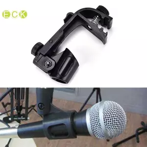 1 Kẹp Nhựa Có Thể Điều Chỉnh Trên Viền Trống Sho Gắn Micro Mic Kẹp Giá Đỡ Đẹp