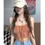 Áo yếm gợi cảm bên trong dành cho nữ Thời trang Thiết kế mùa hè Niche Áo khoác ngoài ngắn Hot Girl Top
