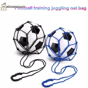 Cheenm 1 Thanh Niên Bóng Đá Tự Huấn Luyện Ki Net Thơ Thể Thao Ngoài Trời Chuyên Nghiệp Túi Nylon Bóng Rổ Bóng Đá Túi Lưới Mang Theo VN
