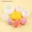 MỚI 1 Cái Handmade Thạch Cao Nhựa Khuôn DIY Hoa Tulip Hoa Hồng Khuôn Silicon Tự Chế Bánh Quy Sô Cô La Kẹo Nướng Dụng Cụ SKY