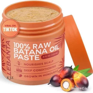 Dầu Bata Na thô cho mọc tóc - 100% tinh khiết, hữu cơ, 4 ounce Bata Na từ Honduras cho tóc dày và chắc khỏe