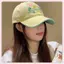 JRP Nữ Thêu Hoa Mũ Bóng Chày Cotton Ngọt Ngào Ngoài Trời Tấm Che Đạt Đỉnh Mũ Chữ Hàn Quốc Màu Trơn Hip Hop Bố Nón JRP