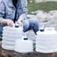 Xô nước gấp gọn siêu nhẹ 10L-15L có quai xách Có vòi xả, Quai xách, Gấp gọn, Tắm rửa đơn giản, Ô tô / Xe hơi