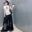 Áo thun ngắn tay mỏng màu trắng cho bé gái Mùa hè Phong cách mới Thời trang trẻ em Tất cả-