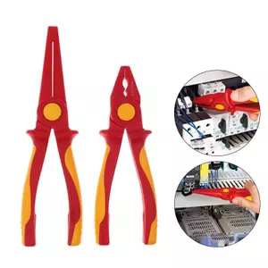 Kìm nhựa cách nhiệt rắn ECK 1000V Tay cầm chống trượt điện áp cao Kìm dây cách nhiệt Kìm mũi kim HOT