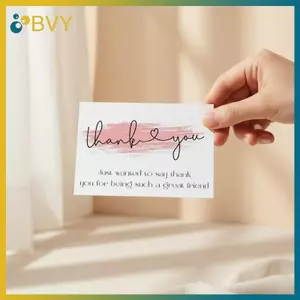 BVY 10 Chiếc Thẻ Cảm Ơn Chất Lượng Cao Cardsto Dành Cho Người Bán Lý Tưởng Cho Gói Quà Thể Hiện.