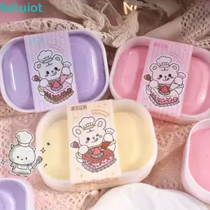FUHUIOT Mô Phỏng Hộp Bánh Bóp Đồ Chơi, Hộp Bánh Mềm Phục Hồi Chậm Đồ Chơi Squishy, Mới Lạ Nhào 3D Handmade Cảm Giác Fidget Đồ Chơi Mô Phỏng