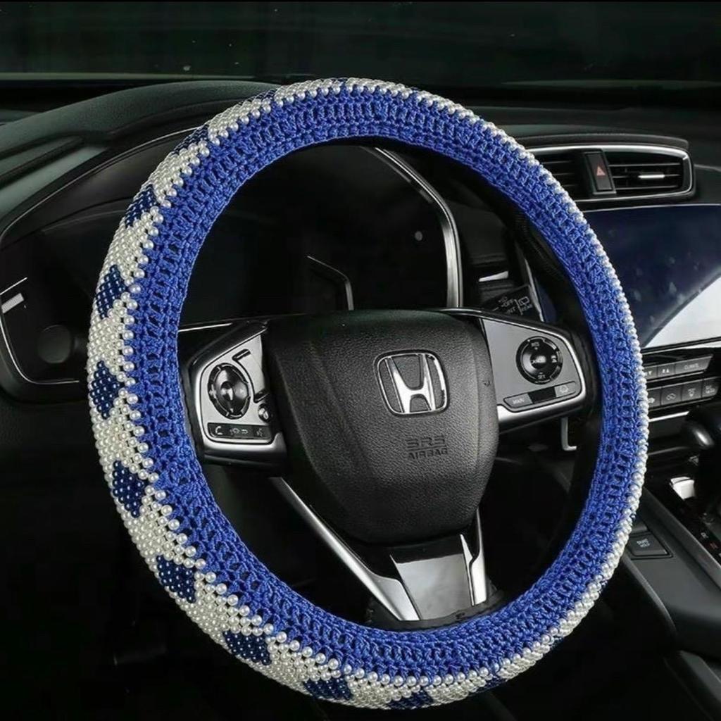 Bọc vô lăng hạt cườm hạt ngọc trai Việt Nam cao cấp chống trơn trượt chống mồ hôi tay cho xe 4 chỗ 5 chỗ 7 chỗ xe tải