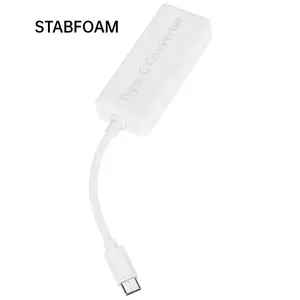 STABFOAM cho Bộ chuyển đổi MagSafe 2 / 1 sang TypeC, Bộ chuyển đổi nguồn 65W sạc nhanh, Bộ chuyển đổi sạc trắng đa năng Bảng điều khiển trò chơi