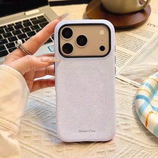 Họa tiết ngôi sao sọc màu tím với vỏ bảo vệ chân đế ngôi sao cho iPhone 11 12promax 13pro15pro 15promax 14 14promax 14pro 16 pro max 16 plus 17promax ốp lưng hai trong một