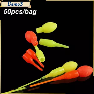 50 Chiếc Đậu Cao Su Rõ Ràng Dụng Cụ Câu Cá Dụng Cụ Chặn Cao Su Ban Đêm Chất Lượng Cao Giàn Khoan Chất Liệu Kết Nối