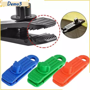 1 / 4 Kẹp Bạt Nhựa Cắm Trại Ngoài Trời Bộ Kẹp Bạt Cắm Trại Lều