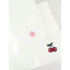Tùy Chỉnh Nguyên Chất Cotton Sợi Thêu Khăn Tay Khăn Tay logo Thêu Nhân Vật Cặp Đôi Quà Tặng Xipa Trẻ Em Bé Vuông Khăn