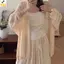 < YEI > Áo len dệt kim dệt kim mỏng chống nắng phong cách lười biếng nhẹ nhàng Hàn Quốc dành cho nữ mới