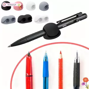 Giá đỡ bút BEABOUT, Kẹp bút chì tự dính linh hoạt, Kẹp bút màu trơn đa chức năng bằng silicon để sắp xếp bàn làm việc