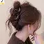 < YEI > Kẹp móng vuốt hình học mờ dành cho nữ Phụ kiện tóc phong cách Hàn Quốc để sử dụng hàng ngày Mới