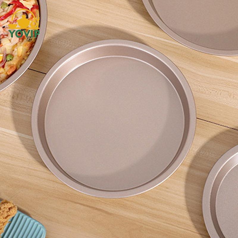 YOVIP 10 / 9 / 8 / 7 / 6 Inch Khuôn Nướng Bánh Chống sti Nồi Chiên Không Khí Khay Tròn Chảo Nướng Bánh Pizza Giỏ Nướng Phụ Kiện Nhà Bếp VN
