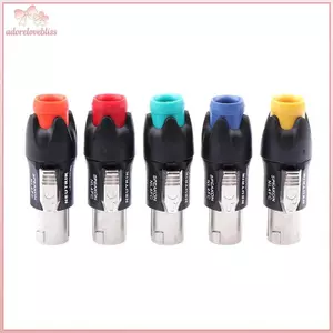 THÊM Kim Loại 4 Pin Đầu Nối Ohmic Âm Thanh Chuyên Nghiệp Cắm Giai Đoạn Hơi Loa Dây Phụ Kiện Hàn-free NL4FC BSS