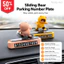 SKATEBOARD BEAR MAGNETIC PARKING SỐ TẤM Bảng điều khiển sáng tạo Trang trí ô tô Hoạt hình dễ thương Hình tượng chức năng kép Trang trí và đỗ xe