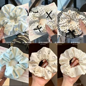 Ngọt Ngào Ren Nơ Ren Scrunchy Tóc Đuôi Ngựa Dây Tóc Tươi Cô Gái Đầu Dây Phụ Kiện Tóc