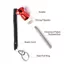 Pin xếp chồng trọng lượng PYCOU, Pin trọng lượng phòng tập thể dục hạng nặng được gia cố, Phát hành nhanh chuyên nghiệp Pin cố định bền bỉ Thiết bị tập thể dục