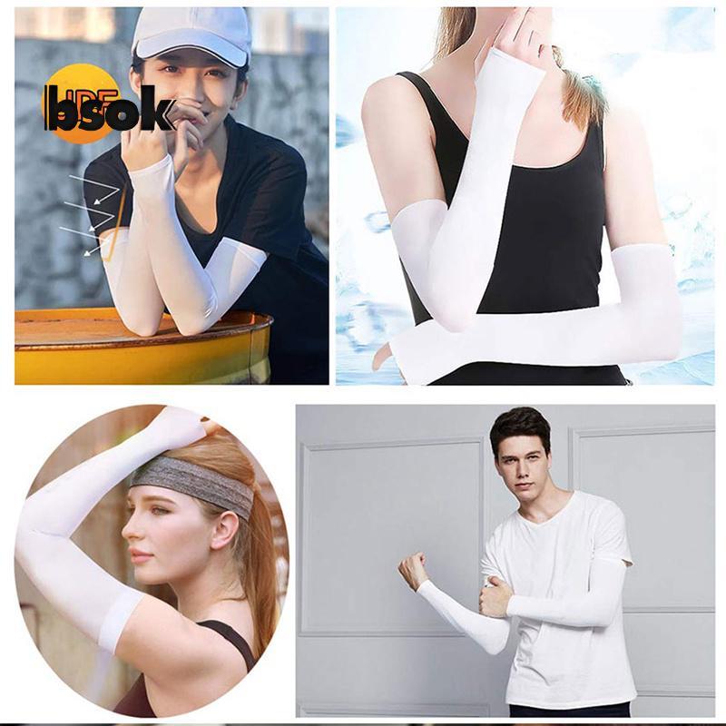 Trailblazer Ice Silk UV Bảo Vệ Cánh Tay Tay Nam Nữ Ngón Tay Mùa Hè Đi Xe Đạp Bao Mới