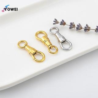 Móc chìa khóa kẹp tôm hùm bằng thép không gỉ hạng nặng YOWEI cho túi an toàn đính kèm VN