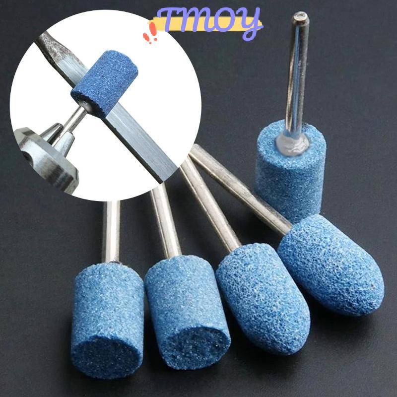 TMOY 10 Chiếc Đầu Đánh Bóng Đầu Bánh Xe Mài Mòn Gắn Cho Dụng Cụ Quay Điện Mài Điện Đá Bánh Xe Dremel Phụ Kiện TMOY