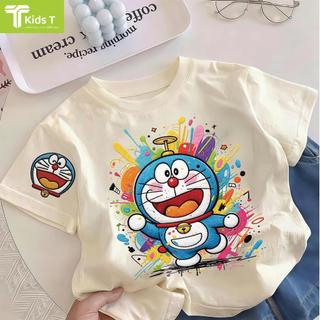 COD✅ (Hồ Chí Minh)Kids T Mall Áo phông tay ngắn In hình hoạt hình Áo Kiểu rộng và ấn tượng Trẻ em thời trang #VN8