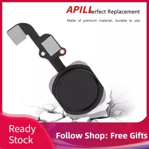 Apill Cáp khóa cảm biến Touch ID cao cấp apill cho gia đình 6S/6S Plus - Chất liệu chất lượng cao đảm bảo chức năng quay trở lại và người dùng có nút không phản hồi (Màu đen)
