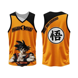 2026 Retro DBZ 3D In Hình Nam Tank Top, Áo Thun Thể Thao Không Tay Unisex, Mềm Mại Thoáng Khí Mùa Hè Thường Ngày