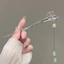 Mới Phong Cách Trung Quốc Hoa Hạt Bạc Kẹp Tóc Hợp Kim Nữ Kẹp Tóc Mũ Đội Đầu Sau Cổ Cao Cấp Kẹp Tóc Tua Rua