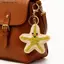 # HB # Luy Bốn Lá Cỏ Ba Lá Móc Khóa Hình Trái Tim Dễ Thương Hoa Handmade Túi Dệt Charm Móc Khóa Túi Sáng Tạo Trang Trí Mặt Dây Chuyền.