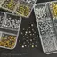 Mix Size Punk Chắc Chắn Đinh Tán HemiSphere Vuông Sắc Nét Nón Vàng Bạc K Bla Móng Tay Nghệ Thuật Kim Cương Giả Trang Trí Làm Móng Tay Quyến Rũ Mới