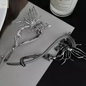 Kẹp Chuối AWNGD, Sử Dụng Hàng Ngày Thiết Kế Thời Trang Kẹp Tóc Hợp Kim Bướm, Mặt Sau Thanh Lịch Đầu Kẹp Tóc Kích Thước Lớn Cho Nữ