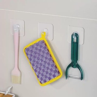 Móc chịu lực trong suốt - Móc treo cửa dính chắc chắn treo tường