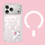 Ốp điện thoại cứng hình mèo hoạt hình từ tính cho iPhone 17 Pro 16 Pro Max 15 14 Vỏ bảo vệ mờ mờ trong suốt