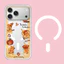 Ốp điện thoại cứng Cotton Candy Boy từ tính cho iPhone 17 Pro 16 Pro 15 14 Max Vỏ bảo vệ mờ mờ mờ trong suốt
