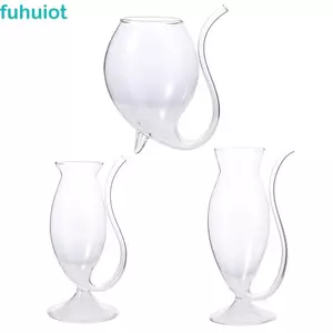 Cốc sáng tạo FUHUIOT, Cốc uống nước ép Ly Cocktail, Đồ dùng dự tiệc trong suốt Rượu vang ngộ nghĩnh Thanh