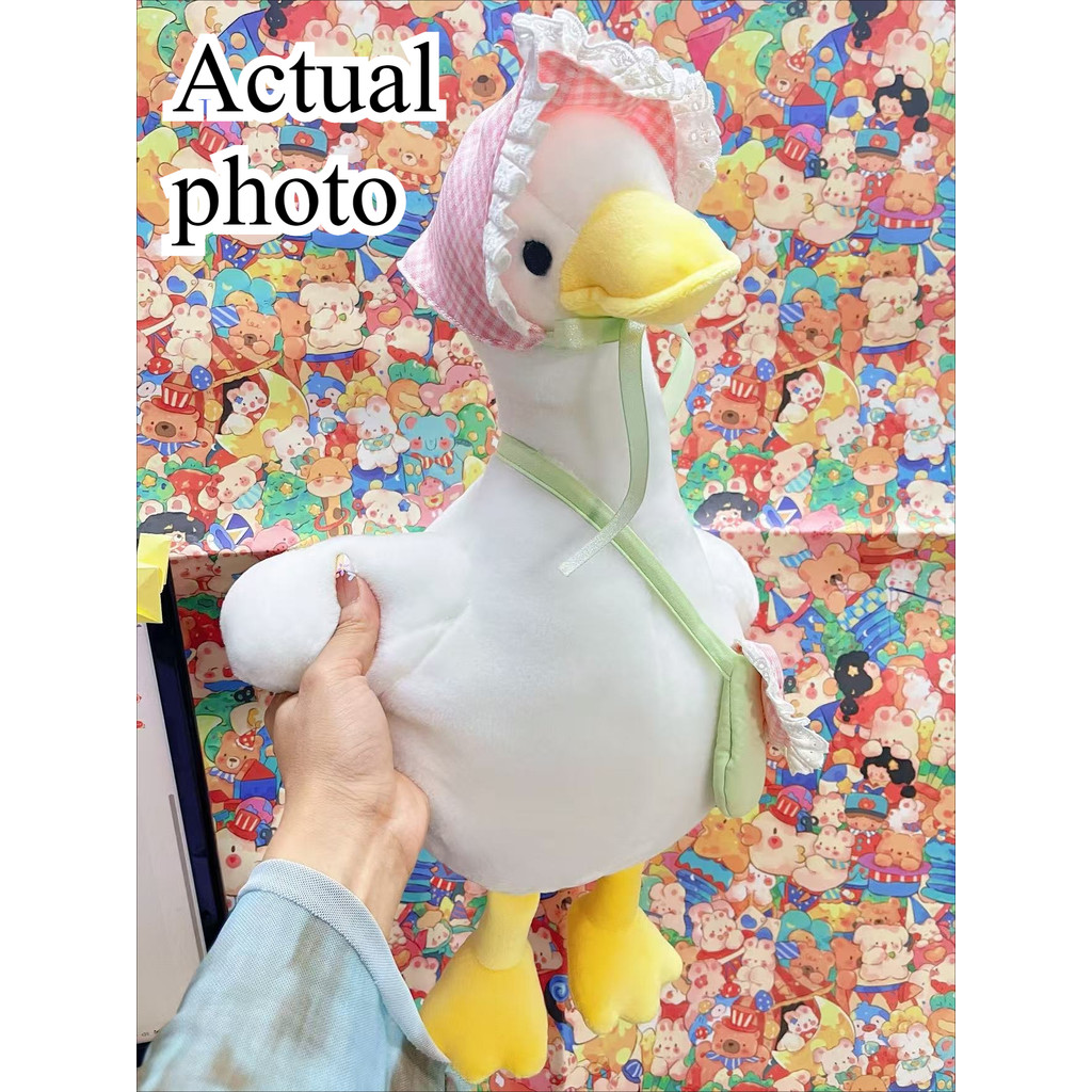 [BT BEAR] Love Beautiful Little White Duck Girl Sang Trọng Đồ Chơi Búp Bê Vịt Dễ Thương Nơ Trang Phục Búp Bê Thoải Mái Chất Liệu Mềm Gửi Trẻ Em Và Bé Gái Quà Tặng Sinh Nhật Đồ Chơi DANBAO