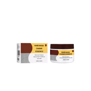 100g Mặt nạ dưỡng tóc trứng cá muối - Mặt nạ điều hòa sâu để cố định đầu xẻ & tóc thô Sửa chữa sâu trứng cá muối - Cải thiện độ mịn và độ bám tóc cho tóc hư tổn