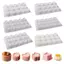 TRTR Xi Lanh Tròn Khuôn Bánh Silicon Có Thể Tái Sử Dụng Dụng Dụng Cụ Nướng Bánh Nonsti Cho Lò Nướng DIY Nhà Bếp Bánh Và Xà Phòng Làm VN