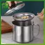 SWEET Nắp thủy tinh Bacon Mỡ Nồi chiên sâu 1.3L Keeper n