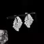 LUImo Xu Hướng Thời Trang Thiết Kế Độc Đáo Thanh Lịch Tinh Tế Pha Lê Lá Zircon Bông Tai Nữ Trang Sức Tiệc Cưới Quà Tặng Cao Cấp SBS