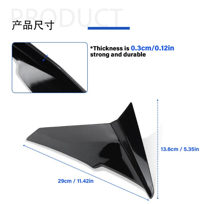 DÀNH CHO XE HONDA ADV350 2022-2025 Xe Máy Bên Gió Chắn Chân Lá Chắn Khí Động Học Cánh Bên Fairing Phụ Kiện
