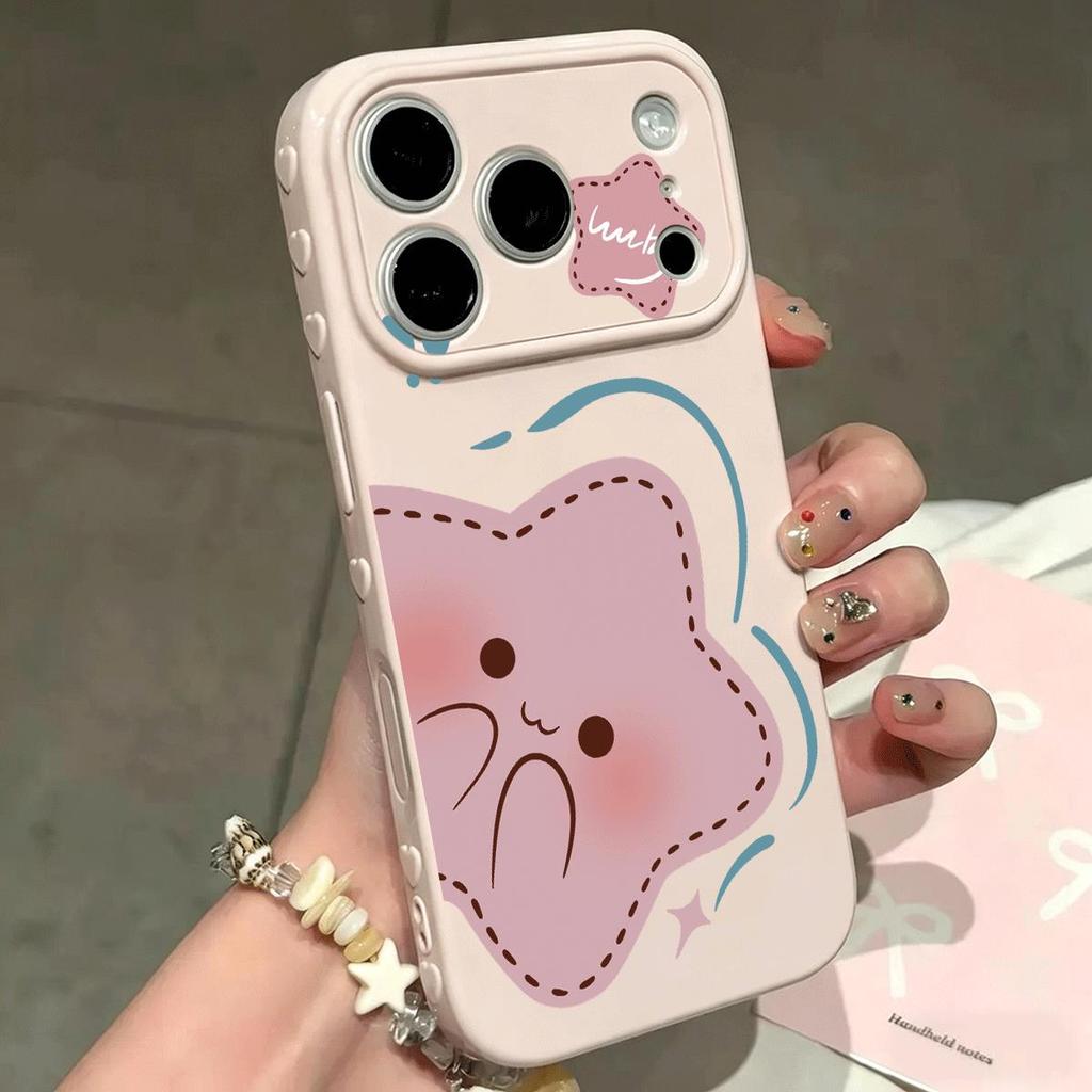 Blush Star cho trường hợp iPhone 17promax 161514plus Jelly Case 1311211