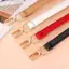 PNPIA- Thắt lưng da nữ thời trang đơn giản cho váy Thắt lưng mỏng có thể điều chỉnh Thắt lưng thắt lưng với Vintage Vàng Bule Faux Leathe